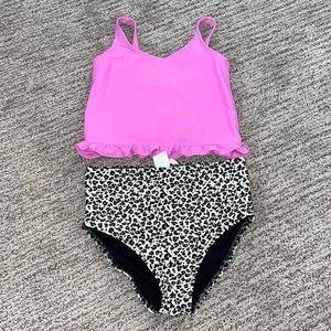 Pink Desert Girls Tankini size 9/10